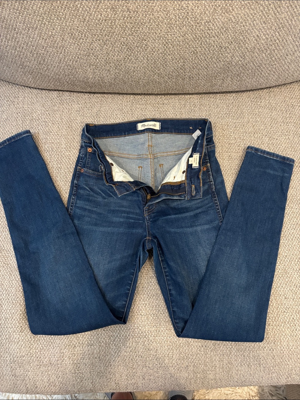 Madewell Indigo Blue Skinny Jeans
